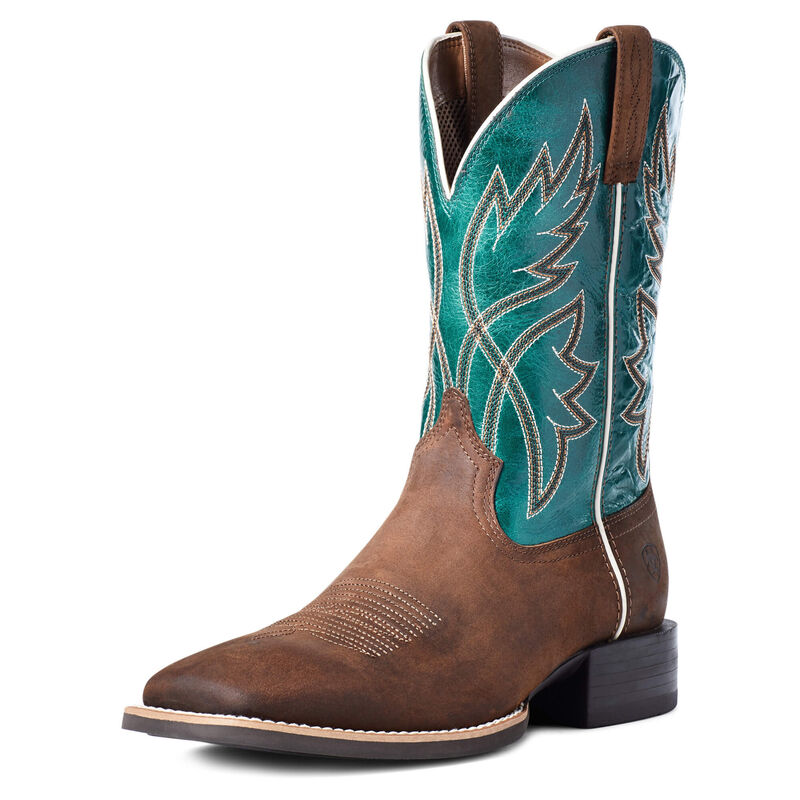 Ariat Sport Rafter - Miesten Ruskea/Turkoosi Bootsit ( XOBAWP-720 )